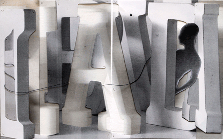 Poem Throwing Shadows (detail)